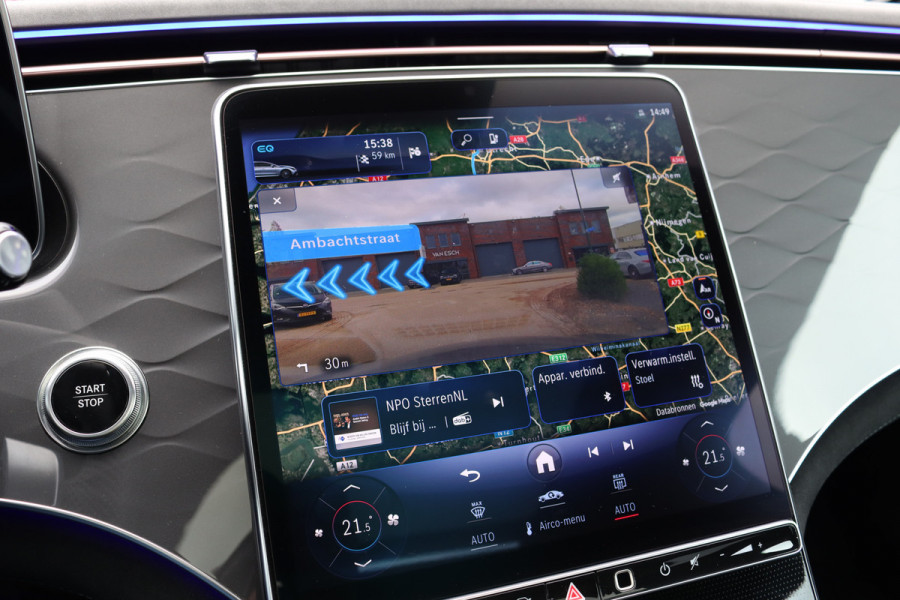 Mercedes-Benz EQE 350 Premium+ AMG Line 91 kWh | Airmatic | Achterasbesturing | Distronic+ | Burmester | Massage | Stoelventilatie | HUD | Digital light | Augmented Reality |