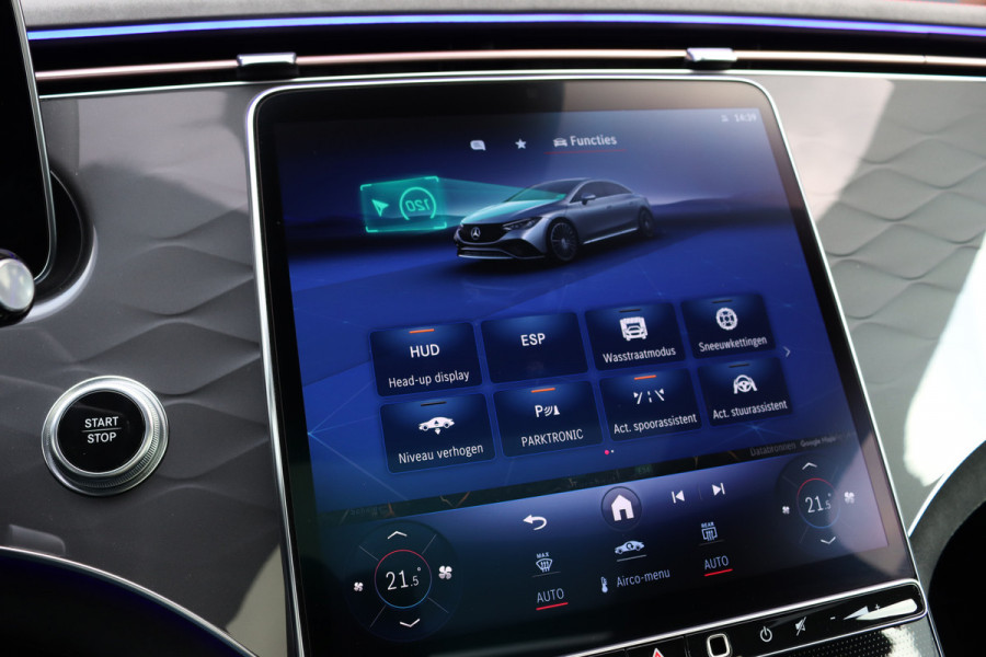 Mercedes-Benz EQE 350 Premium+ AMG Line 91 kWh | Airmatic | Achterasbesturing | Distronic+ | Burmester | Massage | Stoelventilatie | HUD | Digital light | Augmented Reality |