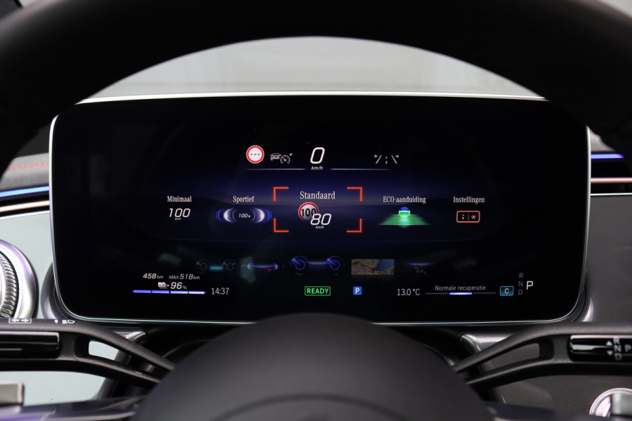 Mercedes-Benz EQE 350 Premium+ AMG Line 91 kWh | Airmatic | Achterasbesturing | Distronic+ | Burmester | Massage | Stoelventilatie | HUD | Digital light | Augmented Reality |