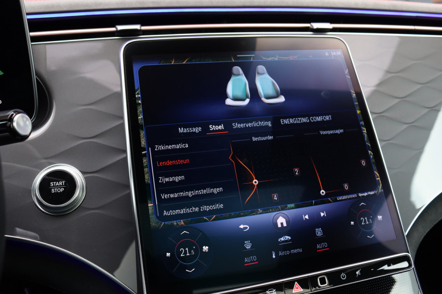 Mercedes-Benz EQE 350 Premium+ AMG Line 91 kWh | Airmatic | Achterasbesturing | Distronic+ | Burmester | Massage | Stoelventilatie | HUD | Digital light | Augmented Reality |