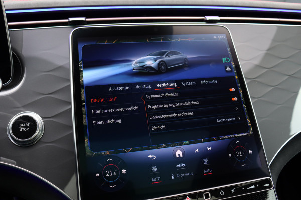 Mercedes-Benz EQE 350 Premium+ AMG Line 91 kWh | Airmatic | Achterasbesturing | Distronic+ | Burmester | Massage | Stoelventilatie | HUD | Digital light | Augmented Reality |