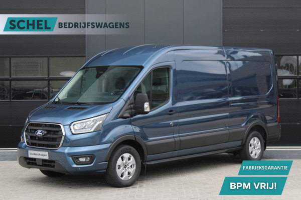 Ford Transit 350 2.0 TDCI L3H2 Limited 165pk - LUCHTVERING - ACC - Blind Spot - 360 camera - Navigatie - Stoel-Stuurverwarming - Trekhaak - R