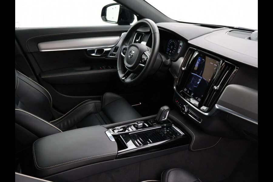 Volvo S90 2.0 T8 390 PK HYBRID AWD R-DESIGN POLESTAR BOWERS & WILKINS | SCHUIFDAK | TREKHAAK | LUCHTVERING | 360 CAMERA | 20 INCH