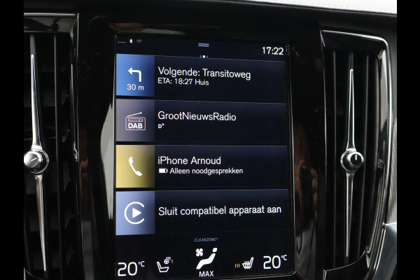 Volvo S90 2.0 T8 390 PK HYBRID AWD R-DESIGN POLESTAR BOWERS & WILKINS | SCHUIFDAK | TREKHAAK | LUCHTVERING | 360 CAMERA | 20 INCH