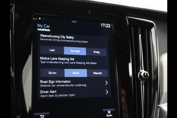 Volvo S90 2.0 T8 390 PK HYBRID AWD R-DESIGN POLESTAR BOWERS & WILKINS | SCHUIFDAK | TREKHAAK | LUCHTVERING | 360 CAMERA | 20 INCH