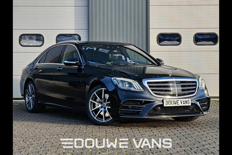 Mercedes-Benz S-Klasse S 560 4Matic L Premium Plus AMG Panorama Chauffeurs pakket 469PK Burmester Memory Onderhoudshistorie aantoonbaar.