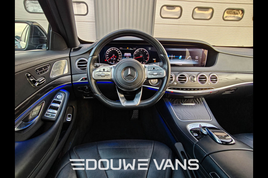 Mercedes-Benz S-Klasse S 560 4Matic L Premium Plus AMG Panorama Chauffeurs pakket 469PK Burmester Memory Onderhoudshistorie aantoonbaar.