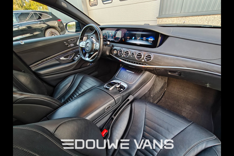 Mercedes-Benz S-Klasse S 560 4Matic L Premium Plus AMG Panorama Chauffeurs pakket 469PK Burmester Memory Onderhoudshistorie aantoonbaar.