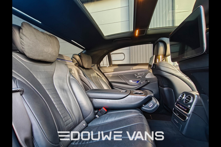 Mercedes-Benz S-Klasse S 560 4Matic L Premium Plus AMG Panorama Chauffeurs pakket 469PK Burmester Memory Onderhoudshistorie aantoonbaar.
