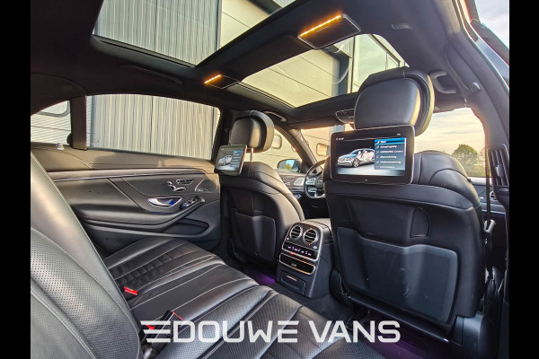 Mercedes-Benz S-Klasse S 560 4Matic L Premium Plus AMG Panorama Chauffeurs pakket 469PK Burmester Memory Onderhoudshistorie aantoonbaar.