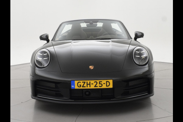 Porsche 911 Cabrio 3.0 CARRERA EXCLUSIVE MANUFAKTUR DARK OLIVE + CLUBLEDER EXCLUSIEF TRUFFEL BRUIN