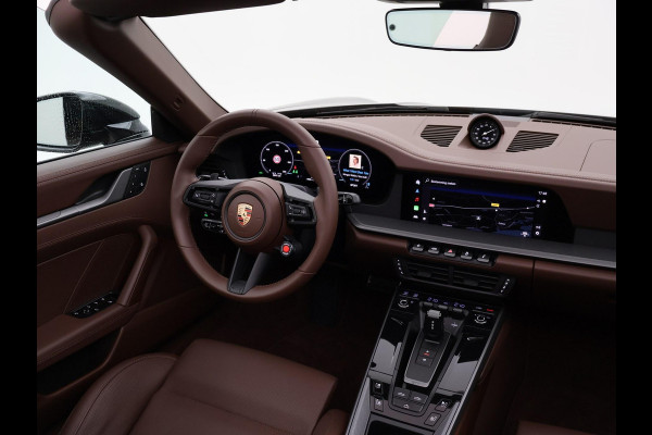 Porsche 911 Cabrio 3.0 CARRERA EXCLUSIVE MANUFAKTUR DARK OLIVE + CLUBLEDER EXCLUSIEF TRUFFEL BRUIN