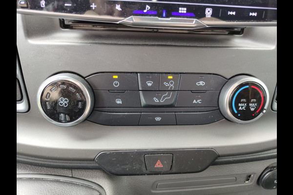 Ford Transit 2.0TDCI 130pk 350 L4H3 Navi Camera Pdc Apple Carplay Android WiFi Airco Cruise Control Voorruit-Verwarmd Regensensor DAB Schuifdeur Betonplex Vloer Wandbetimmering Roll Stability Control Led Spoorwisselassist Euro 6 Zeer Compleet!