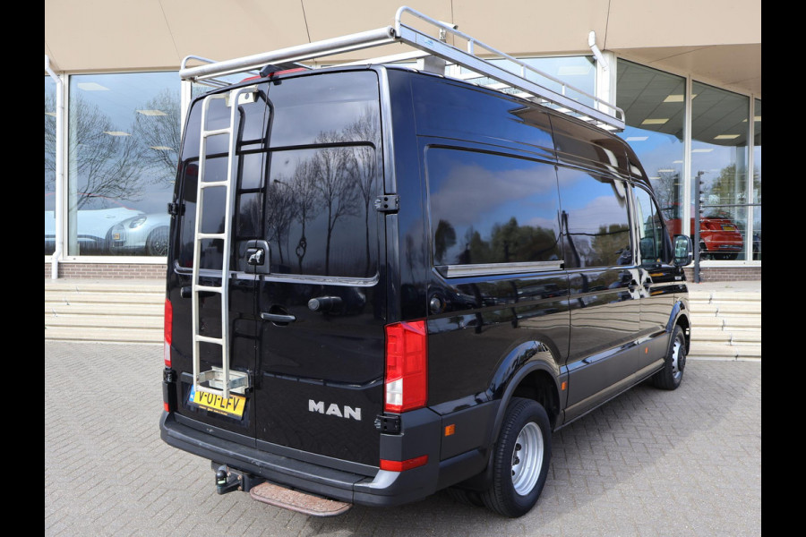 MAN TGE 50 5.180 2.0 180 PK AUT. DUBBEL LUCHT + 3500 KG TH + 230V | WERKPLAATSINRICHTING | CAMERA | NAVIGATIE