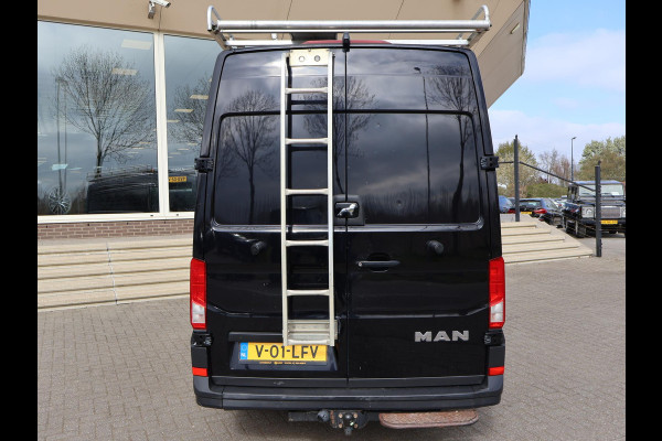 MAN TGE 50 5.180 2.0 180 PK AUT. DUBBEL LUCHT + 3500 KG TH + 230V | WERKPLAATSINRICHTING | CAMERA | NAVIGATIE