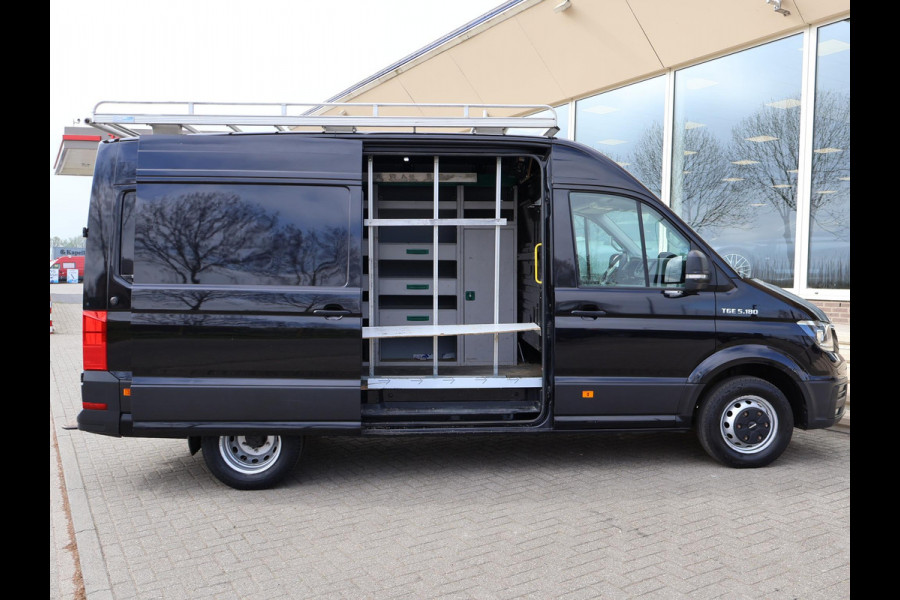 MAN TGE 50 5.180 2.0 180 PK AUT. DUBBEL LUCHT + 3500 KG TH + 230V | WERKPLAATSINRICHTING | CAMERA | NAVIGATIE