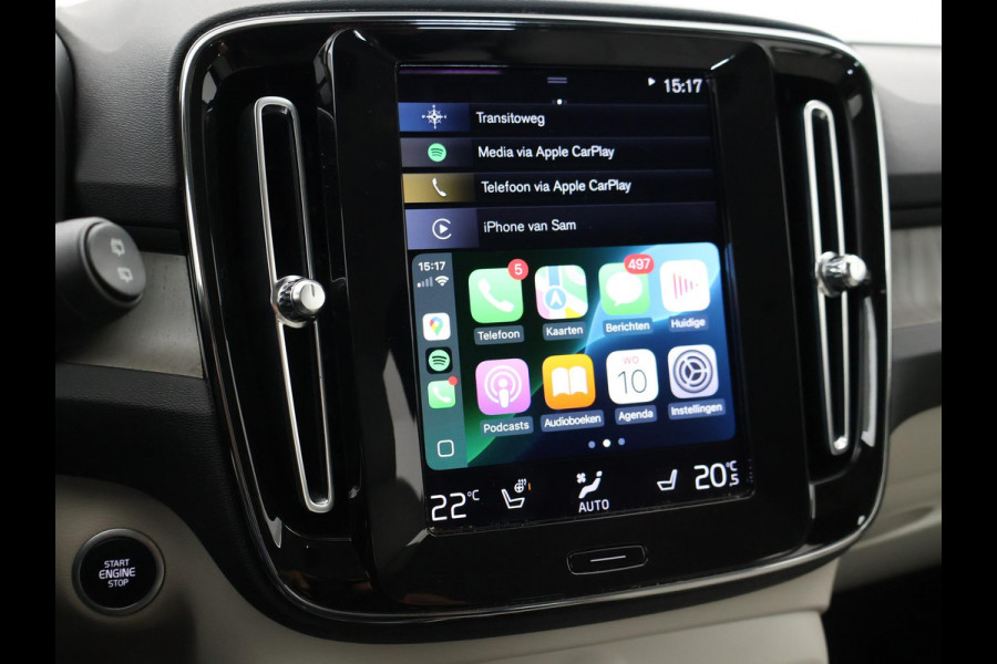 Volvo XC40 1.5 T4 RECHARGE 211 PK AUT. INSCRIPTION + TREKHAAK | LEDER | HARMAN/KARDON | STOELVERW. V+A | ADAPTIVE CRUISE