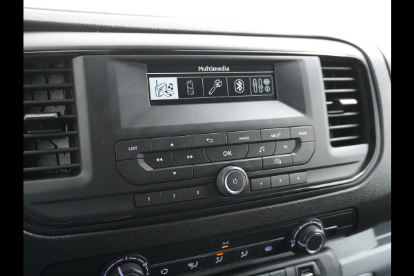 Citroën Jumpy 2.0HDI 123PK AUT-8 H1L3 120 XL 3-P Airco Cruise Control 3 persoons Schuifdeur Betonplex Lat om Lat betimmering Achterdeuren Bluetooth Euro 6
