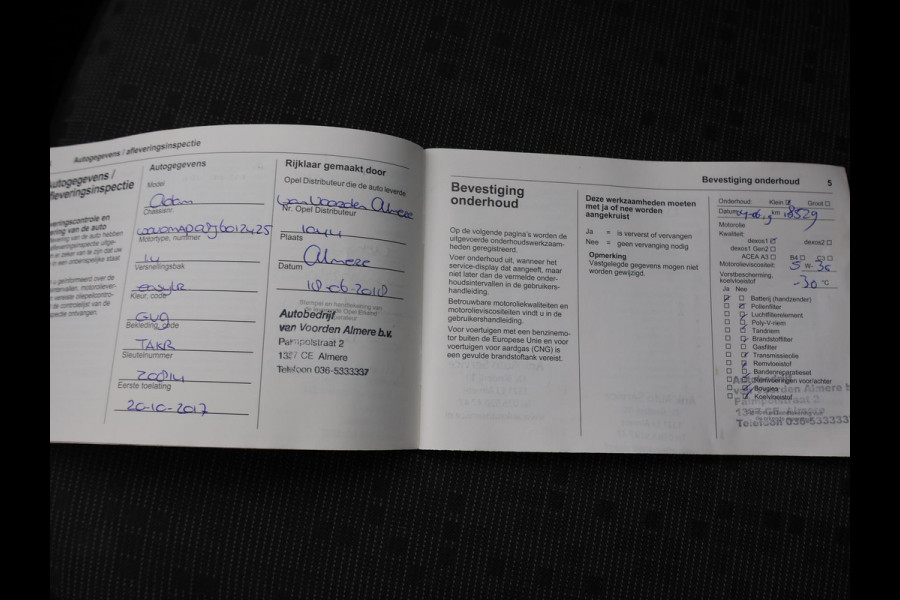 Opel ADAM 1.4 AUTOMAAT UNLIMITED + CRUISE CONTROL / BLUETOOTH / AIRCO