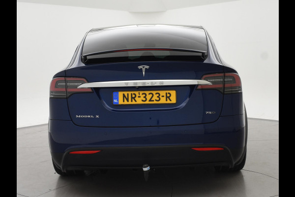 Tesla Model X 75D + TREKHAAK 2250 KG | LEDER | PANORAMA | LUCHTVERING | 20 INCH