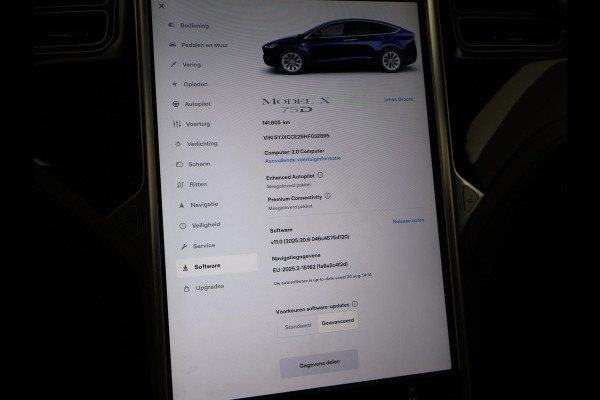 Tesla Model X 75D + TREKHAAK 2250 KG | LEDER | PANORAMA | LUCHTVERING | 20 INCH