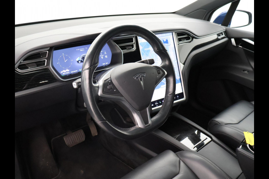 Tesla Model X 75D + TREKHAAK 2250 KG | LEDER | PANORAMA | LUCHTVERING | 20 INCH