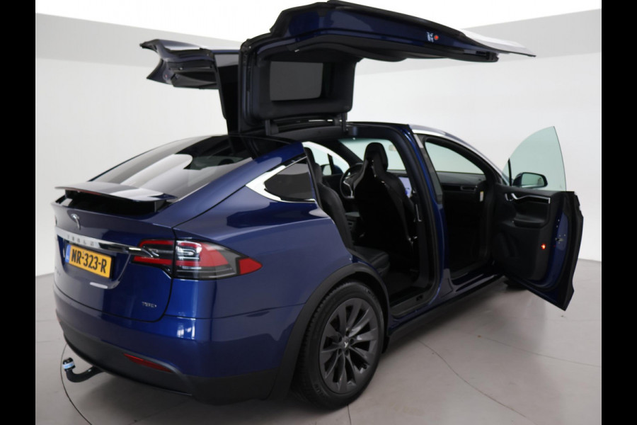 Tesla Model X 75D + TREKHAAK 2250 KG | LEDER | PANORAMA | LUCHTVERING | 20 INCH