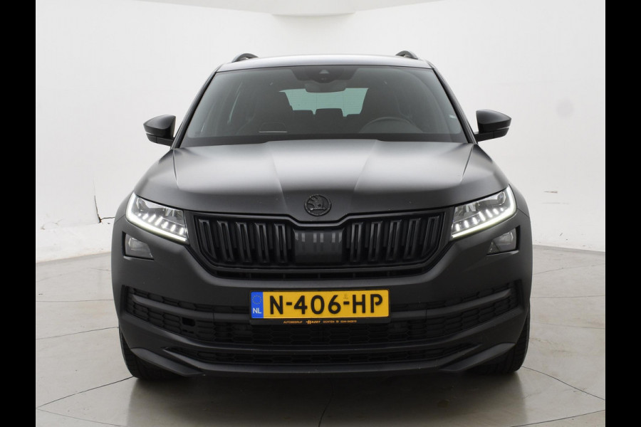 Škoda Kodiaq 1.5 TSI 150 PK DSG AUT. 7-PERS SPORTLINE *MAT ZWART* + ADAPTIVE CRUISE | VIRTUAL COCKPIT | CAMERA | 20 INCH