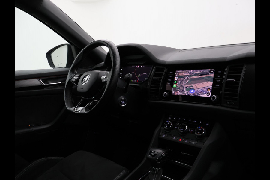 Škoda Kodiaq 1.5 TSI 150 PK DSG AUT. 7-PERS SPORTLINE *MAT ZWART* + ADAPTIVE CRUISE | VIRTUAL COCKPIT | CAMERA | 20 INCH