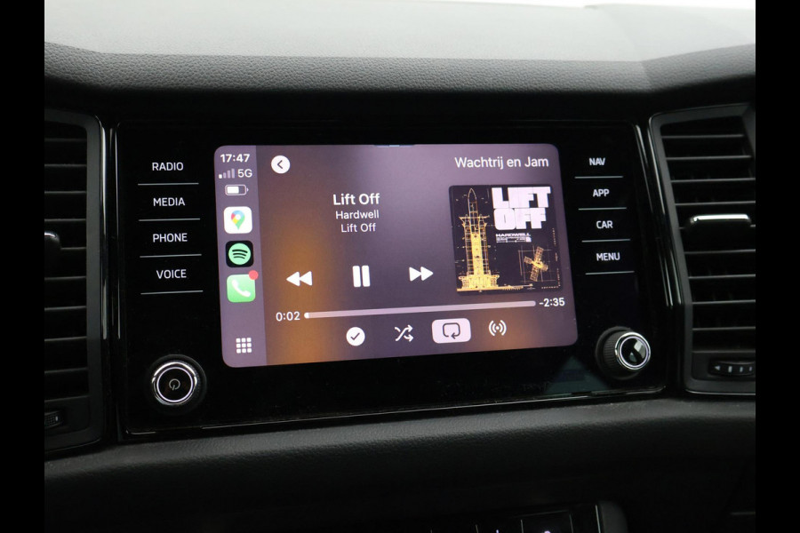 Škoda Kodiaq 1.5 TSI 150 PK DSG AUT. 7-PERS SPORTLINE *MAT ZWART* + ADAPTIVE CRUISE | VIRTUAL COCKPIT | CAMERA | 20 INCH