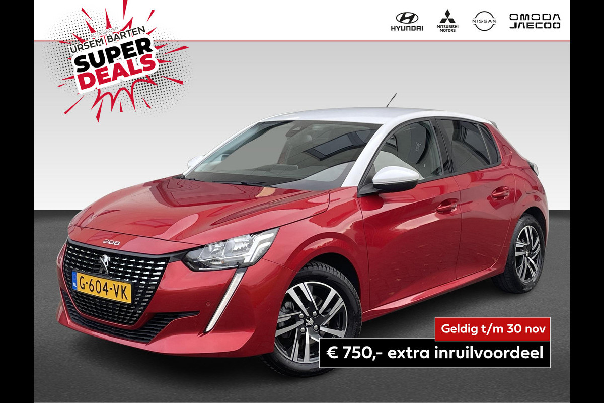 Peugeot 208 1.2 PureTech Blue Lease Allure | Two-tone | Apple Carplay & Android auto