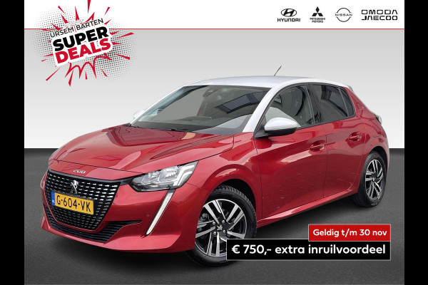 Peugeot 208 1.2 PureTech Blue Lease Allure | Two-tone | Apple Carplay & Android auto