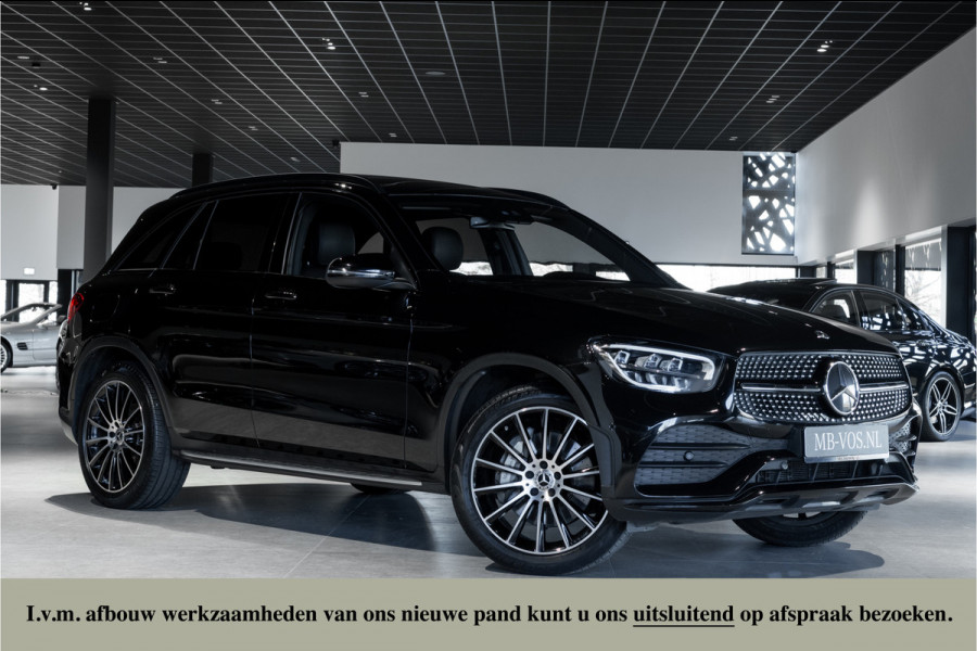 Mercedes-Benz GLC 200 4-M AMG Night|Panorama|20"|Trekhaak|MBUX|Spoorpakket|Sfeerverlichting|Treeplanken|New Service