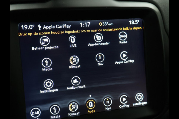 Jeep Renegade 1.4 MULTIAIR 140 PK AUT. NIGHT EAGLE II LIMITED + ADAPTIVE CRUISE | APPLE CARPLAY | 18 INCH LMV