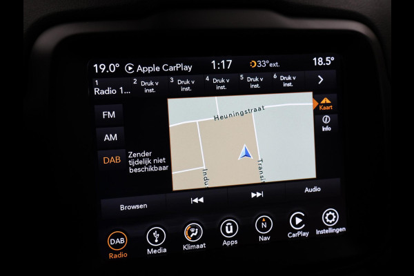 Jeep Renegade 1.4 MULTIAIR 140 PK AUT. NIGHT EAGLE II LIMITED + ADAPTIVE CRUISE | APPLE CARPLAY | 18 INCH LMV