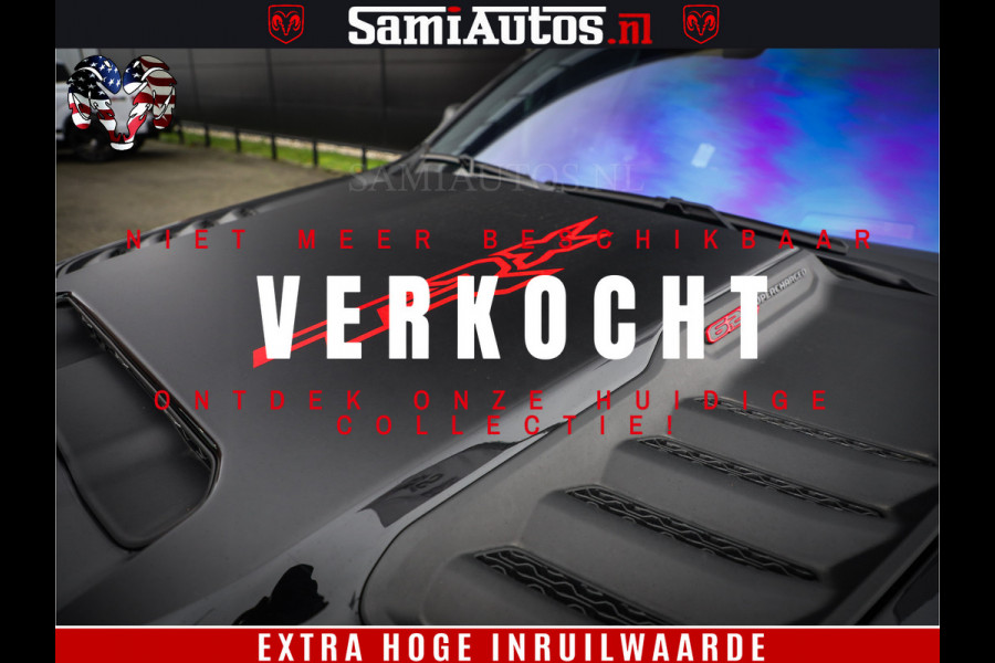 Dodge Ram 1500 TRX 702 PK 6.2 V8 | RED LINE | HELLCAT | RODE STIKSELS | BOM VOL | 4x4 Crew Cab | DUBBELE CABINE DC | 5 PERSOONS | DIAMOND BLACK PEARL | EERSTE EIGENAAR | TOP STAAT |