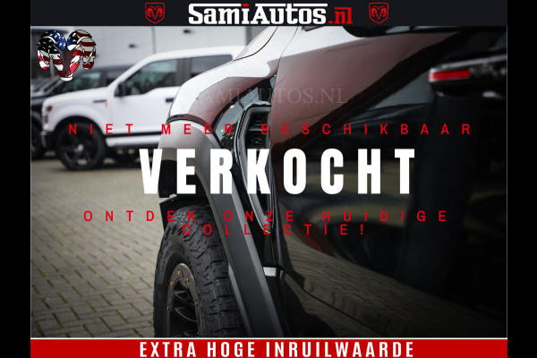 Dodge Ram 1500 TRX 702 PK 6.2 V8 | RED LINE | HELLCAT | RODE STIKSELS | BOM VOL | 4x4 Crew Cab | DUBBELE CABINE DC | 5 PERSOONS | DIAMOND BLACK PEARL | EERSTE EIGENAAR | TOP STAAT |
