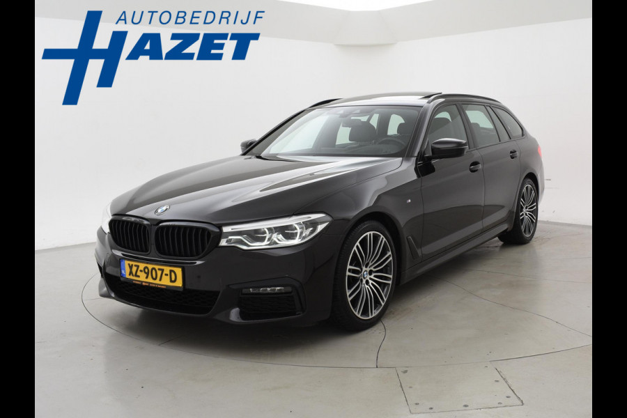 BMW 5 Serie Touring 520i 184 PK M-SPORT H.E. AUT. *ALMANDINBRAUN* + PANORAMA | NAPPA LEDER | HEAD-UP | 19 INCH