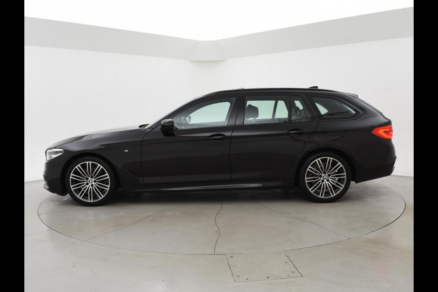 BMW 5 Serie Touring 520i 184 PK M-SPORT H.E. AUT. *ALMANDINBRAUN* + PANORAMA | NAPPA LEDER | HEAD-UP | 19 INCH