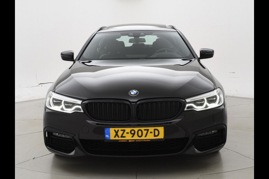 BMW 5 Serie Touring 520i 184 PK M-SPORT H.E. AUT. *ALMANDINBRAUN* + PANORAMA | NAPPA LEDER | HEAD-UP | 19 INCH
