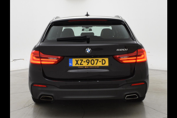 BMW 5 Serie Touring 520i 184 PK M-SPORT H.E. AUT. *ALMANDINBRAUN* + PANORAMA | NAPPA LEDER | HEAD-UP | 19 INCH