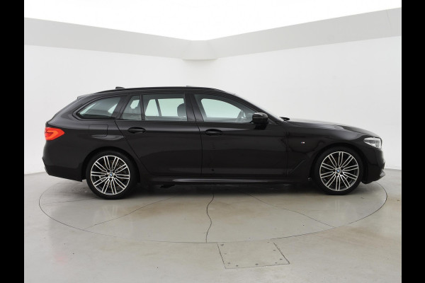 BMW 5 Serie Touring 520i 184 PK M-SPORT H.E. AUT. *ALMANDINBRAUN* + PANORAMA | NAPPA LEDER | HEAD-UP | 19 INCH