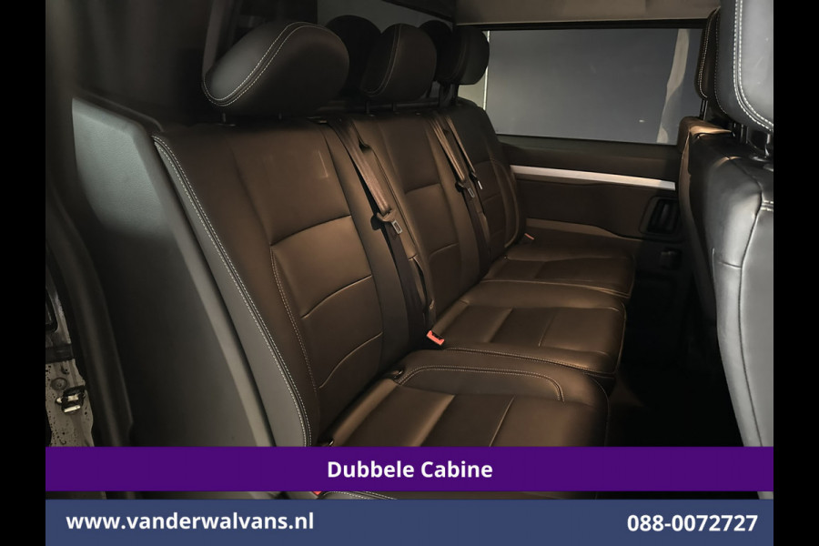 Peugeot Expert 2.0 BlueHDI 177pk Automaat L3H1 Dubbele cabine SPORT Euro6 Airco | 6-Zits | Leder | 2x Zijdeur Head up display, Navigatie, Camera, Apple Carplay, Android Auto, Xenon, LM velgen, Sidebars, Cruisecontrol, Trekhaak, Stoelverwarming, Parkeersensoren