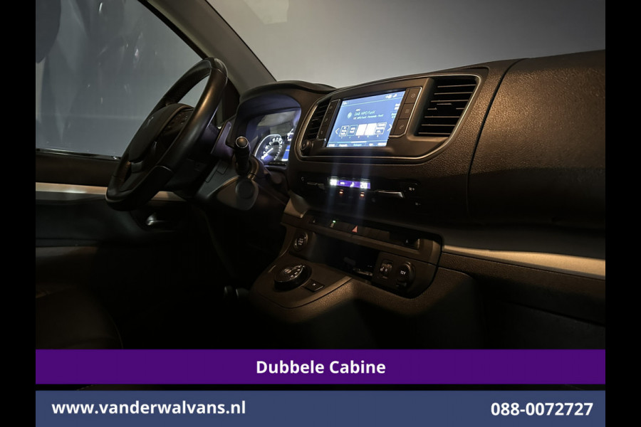 Peugeot Expert 2.0 BlueHDI 177pk Automaat L3H1 Dubbele cabine SPORT Euro6 Airco | 6-Zits | Leder | 2x Zijdeur Head up display, Navigatie, Camera, Apple Carplay, Android Auto, Xenon, LM velgen, Sidebars, Cruisecontrol, Trekhaak, Stoelverwarming, Parkeersensoren