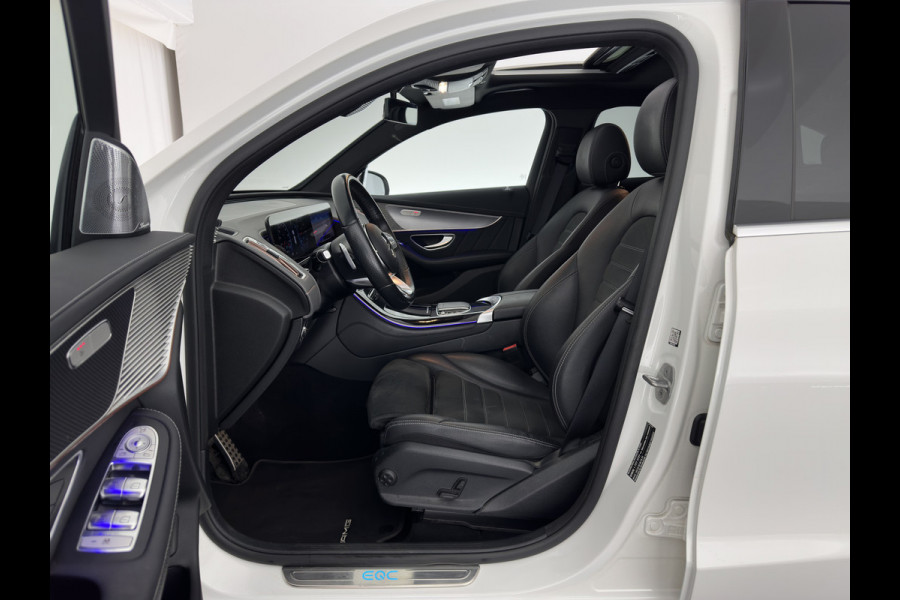 Mercedes-Benz EQC 400 4MATIC 80 kWh AMG (INCL-BTW) Aut. *PANO | BURMESTER-SURROUND | DISTRONIC | LEATHER-MICROFIBRE | FULL-LED | TOP-VIEW | WIDE-SCREEN-COCKPIT | KEYLESS | AIR-SUSPENSION | SPORT-SEATS | PRIVACY-GLASS | AMBIENT-LIGH