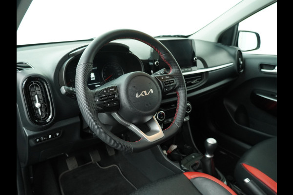 Kia Picanto 1.0 DPi GT-Line Airco - Apple Carlpay/Android Auto - Cruise Control - Climate Control - Navigatie - Achteruitrijcamera - Fabrieksgarantie tot 08-2031