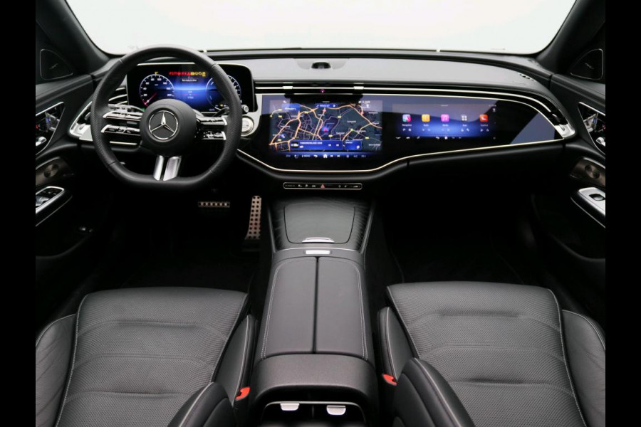 Mercedes-Benz E-Klasse Estate 300 e AMG Plug-In Hybride AMG Line | Panorama Schuif-Kanteldak | Trekhaak | Memory Voor Stoelen | Burmester® | Alarm | Lederen Bekleding. Inclusief 24 maanden MB Certified garantie voor Europa.
