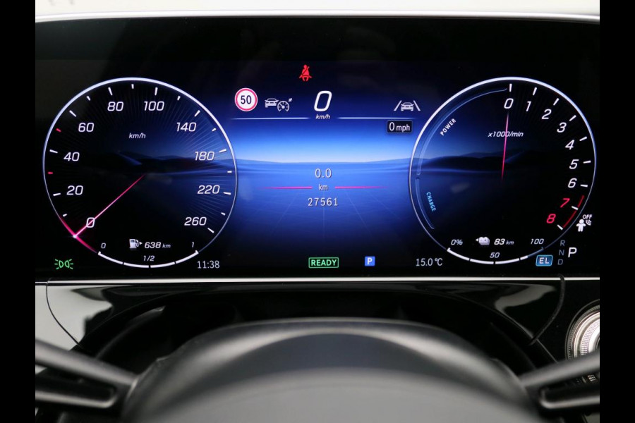 Mercedes-Benz E-Klasse Estate 300 e AMG Plug-In Hybride AMG Line | Panorama Schuif-Kanteldak | Trekhaak | Memory Voor Stoelen | Burmester® | Alarm | Lederen Bekleding. Inclusief 24 maanden MB Certified garantie voor Europa.