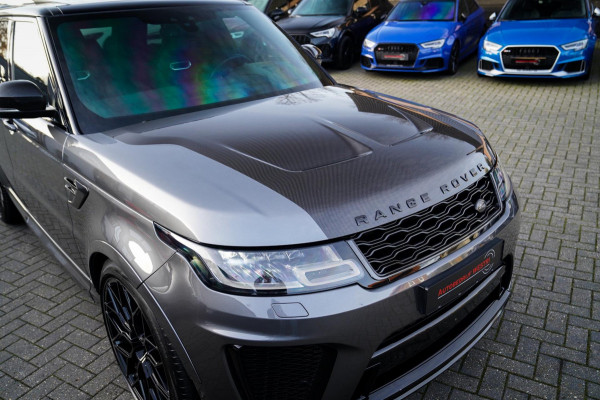 Land Rover Range Rover Sport 5.0 V8 SC SVR | Carbon Package | Kuipstoelen | 360 cam | HuD | Treeplanken | Stoelkoeling | Applecarp