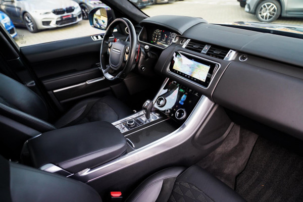 Land Rover Range Rover Sport 5.0 V8 SC SVR | Carbon Package | Kuipstoelen | 360 cam | HuD | Treeplanken | Stoelkoeling | Applecarp